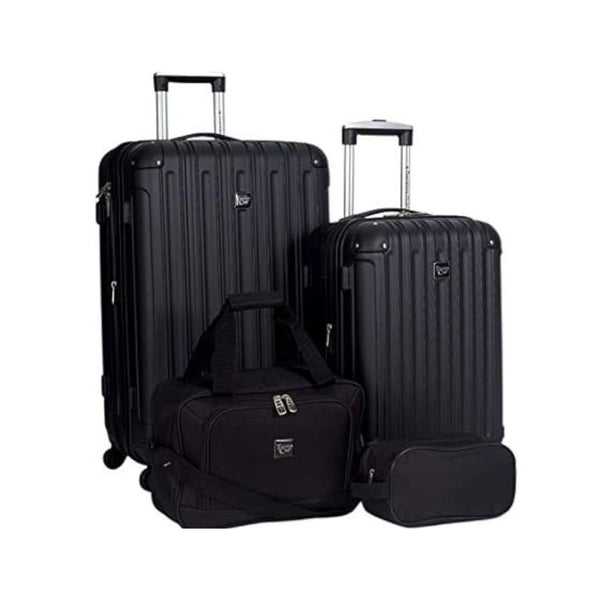 4-Piece Travelers Club Midtown Hardside Luggage Travel Set