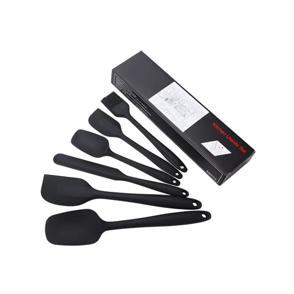 6 Pack Silicone Spatula Set