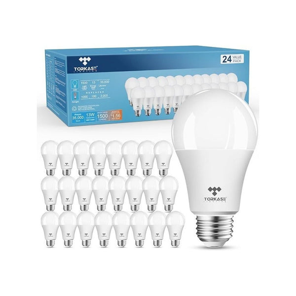 24-Pack A19 Light Bulbs