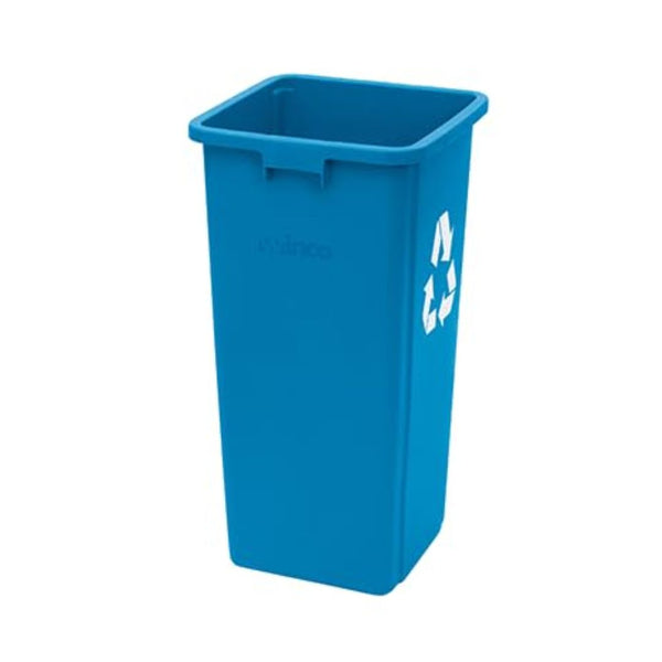 23-Gallon Winco Commercial Square Plastic Trash Can