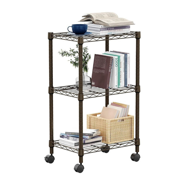 3 Tier Shelf Metal Storage Shelves Wire Rack