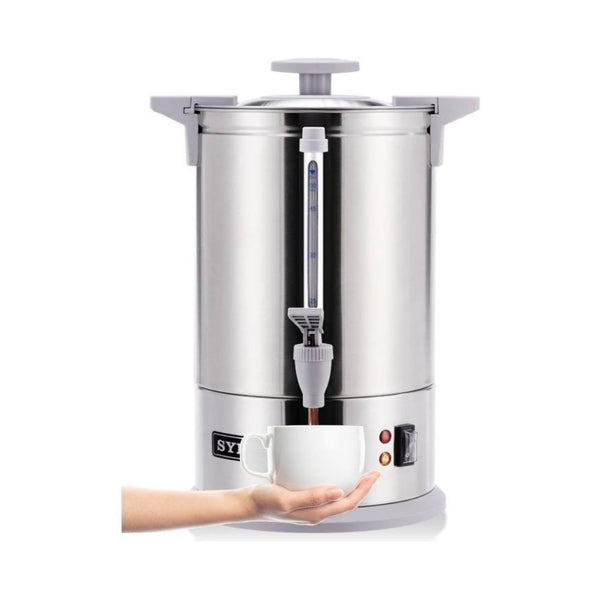 50-Cup SYBO Commercial Grade Stainless Steel Hot Water Urn