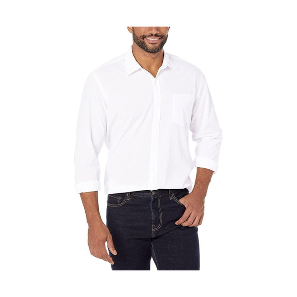 Amazon Essentials Men's Regular-Fit Long-Sleeve Casual Poplin Shirt
