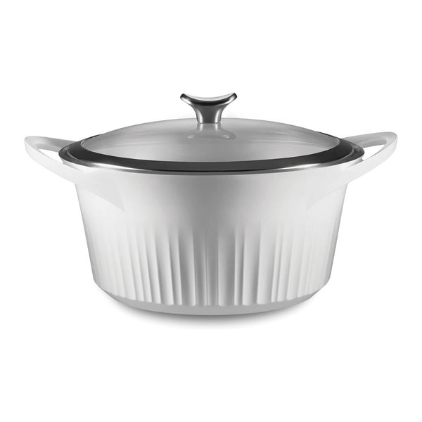 CorningWare QuickHeat 5.5-QT Cast Aluminum Dutch Oven With Lid