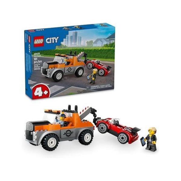 LEGO City Tow Truck and Sports Car Repair Building Set
