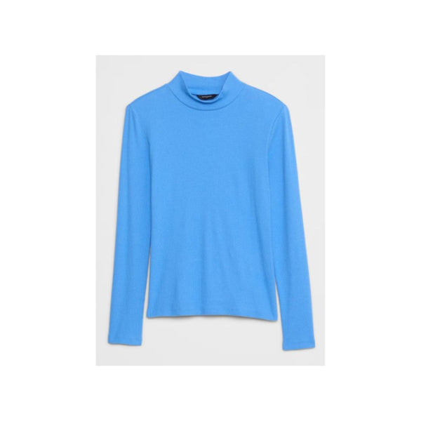 Banana Republic Ribbed Mock-Neck T-Shirt