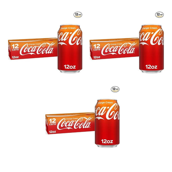 36 Cans of Coke Orange Cream 12oz