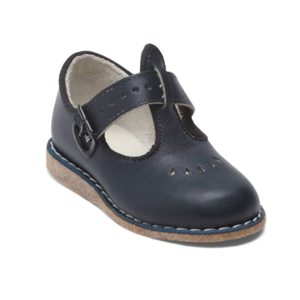 Zimmerman Shoes Leather T-strap Dress Shoes (Infant Toddler)