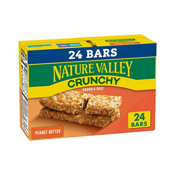 12 Pouches Of Nature Valley Crunchy Peanut Butter Granola Bars