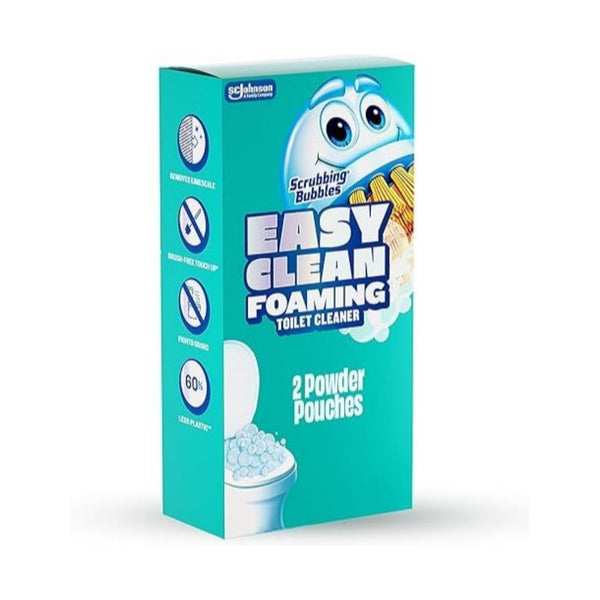 2-Pouches Scrubbing Bubbles Easy Clean Foaming Toilet Bowl Cleaner