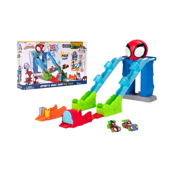 Marvel Spidey Mega Jump HQ Dual Race Track Set