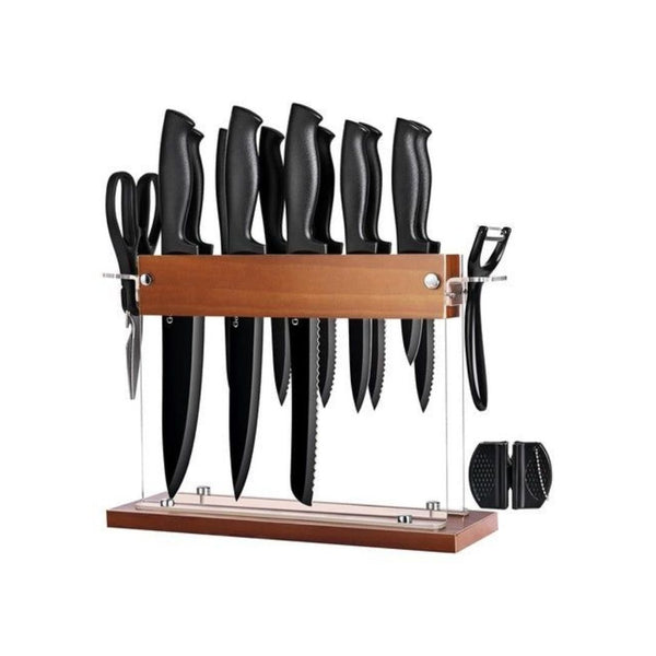 15 Piece Kitchen Knife Set with Block