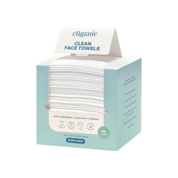 50 XL Disposable Hypoallergenic Face Towels