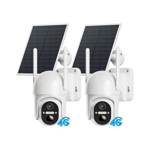2 4G LTE Solar Security Cameras