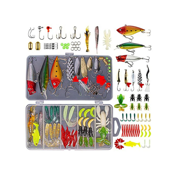 Fishing Lures Kit Tackle Box
