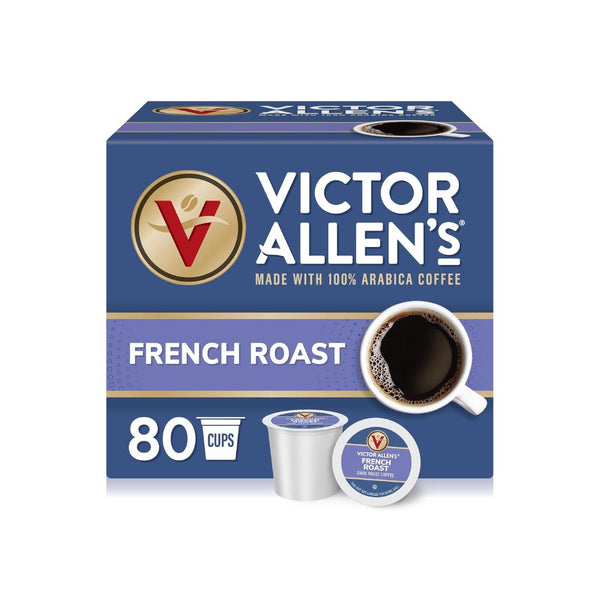 80 Count Victor Allen’s Coffee French Roast, Dark Roast
