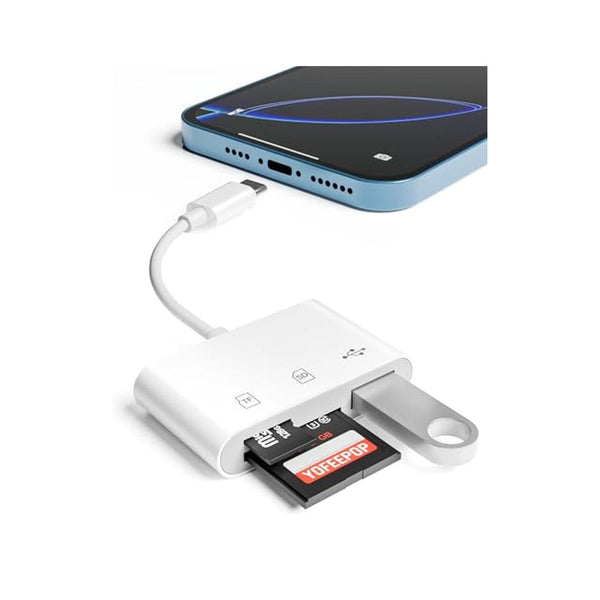 USB C SD and USB Reader,  3.0 Memory Adapter