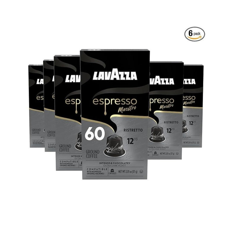60-Count Lavazza Espresso Maestro Ristretto Aluminum Capsules