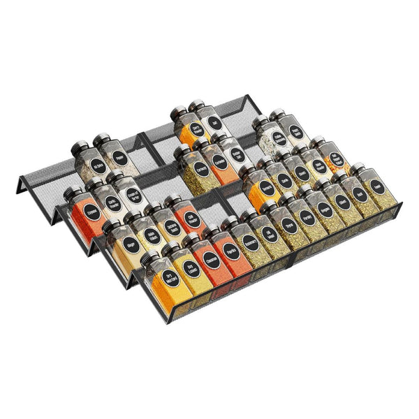 8-Piece Simple Trending Spice Drawer Organizer