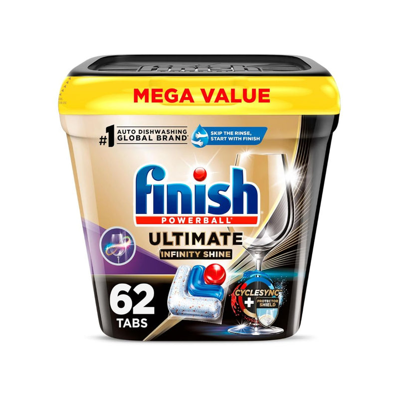 62 Count Finish Ultimate Dishwasher Pods