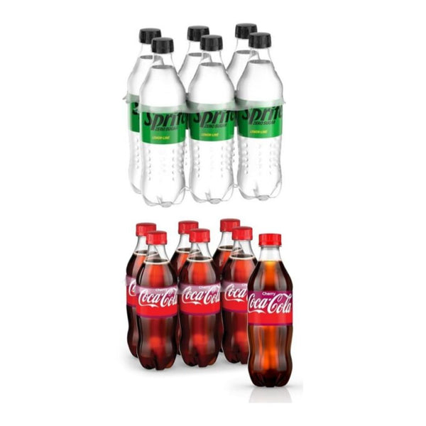 6-Pack Sprite Zero Sugar, Coke Cherry, or Coca-Cola