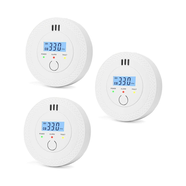 3-Pack Carbon Monoxide Detector