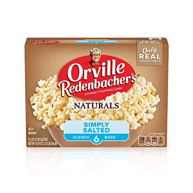 6 Count Orville Redenbacher's Simply Salted Microwave Popcorn