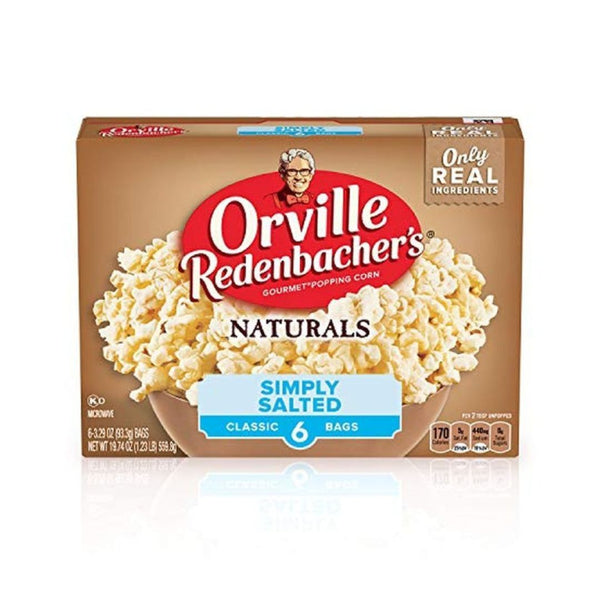 6 Count Orville Redenbacher's Simply Salted Microwave Popcorn