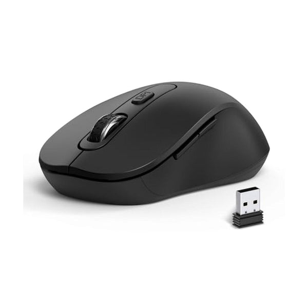 6 Button Silent Wireless Mouse 2400 DPI With USB Receiver