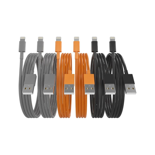 6-Pack iPhone Charger Lightning Cables