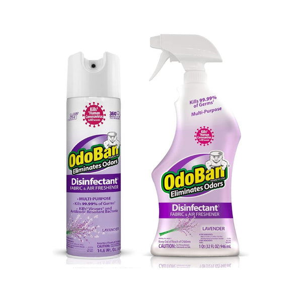 Set of 2 OdoBan Ready-to-Use Disinfectant and Harsh Aroma Eliminator