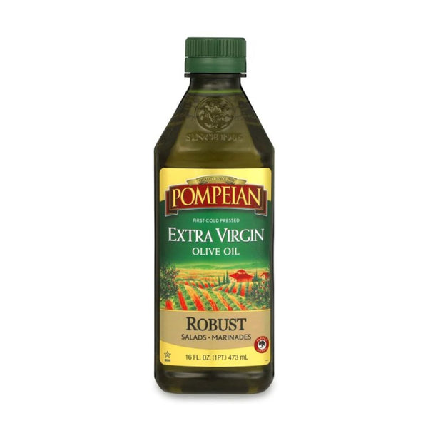 Pompeian Robust Extra Virgin Olive Oil, First Cold Pressed (16 Fl Oz)