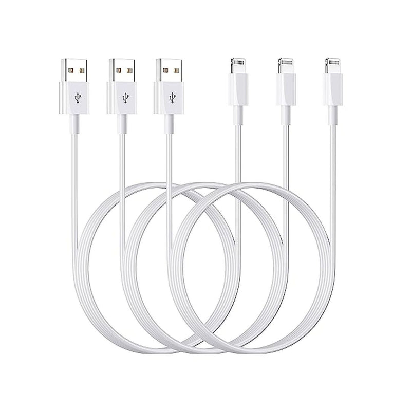 3 Pack 3 Feet iPhone Charger Cable