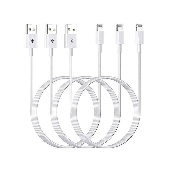 3 Pack 3 Feet iPhone Charger Cable