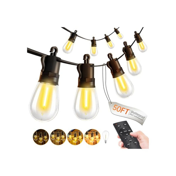 50Ft Outdoor String Lights