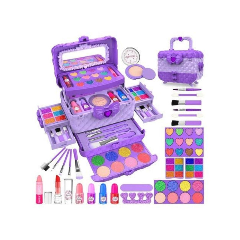 54-Piece Kids Washable Makeup Kit