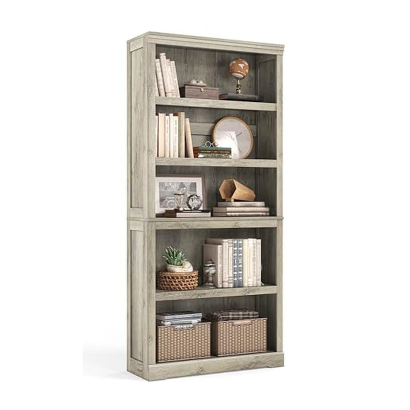 5-Shelf Tall Bookcase Floor Standing Storage Shelves