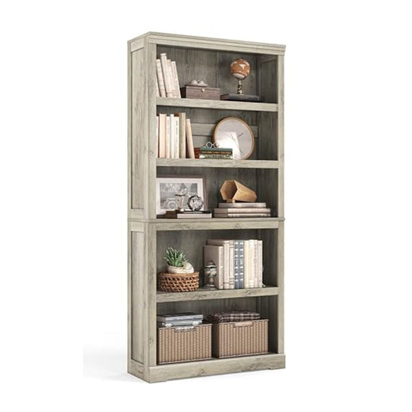 5-Shelf Tall Bookcase Floor Standing Storage Shelves