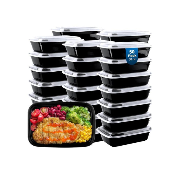 50-Pk Meal Prep Containers