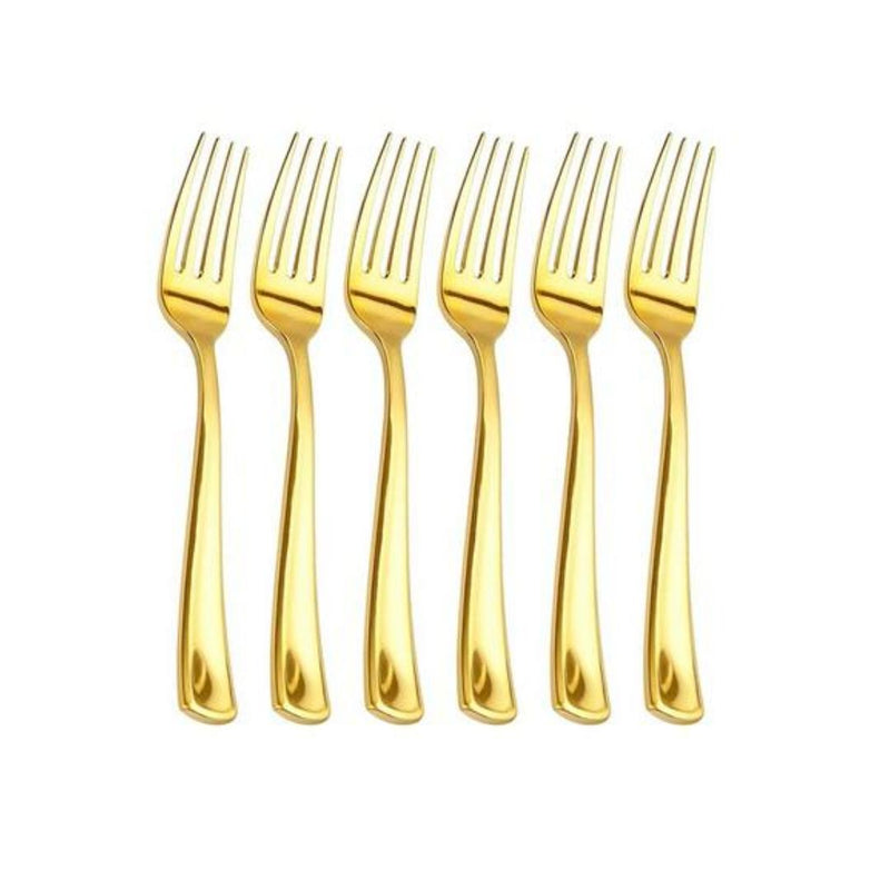 600-Pack Gold Plastic Forks or Spoons