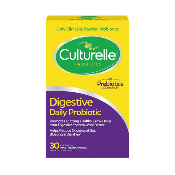 30 Culturelle Daily Probiotic Capsules For Men & Women