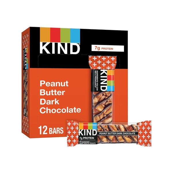12 KIND Peanut Butter Dark Chocolate Nut Bars