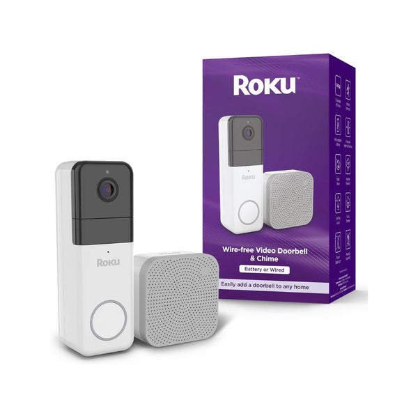 Roku Smart Home Wireless Video Doorbell & Chime