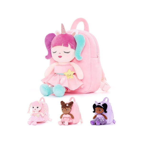 Girls Backpack with Doll