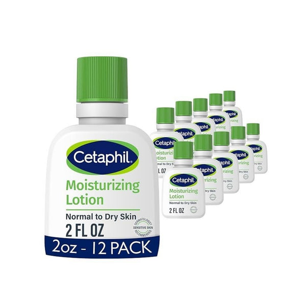 Pack of 12 Cetaphil Face & Body Moisturizer, Hydrating Moisturizing Lotion