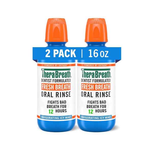 Pack of 2 TheraBreath Fresh Breath Mouthwash