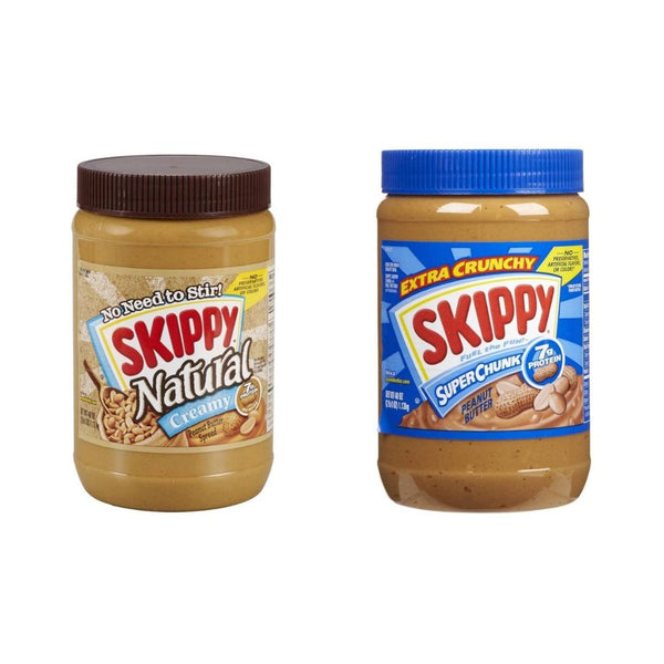 SKIPPY Peanut Butter Super Chunk or Natural Creamy, 40 Oz
