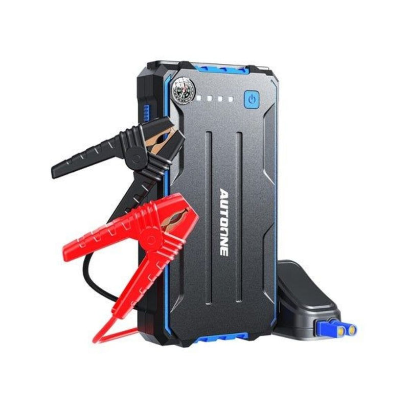 4000A Portable Car Jump Starter with Jumper Cables and LED Light
