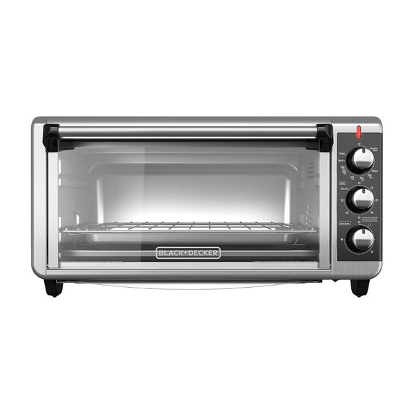 BLACK+DECKER 8-Slice Extra Wide Convection Toaster Oven