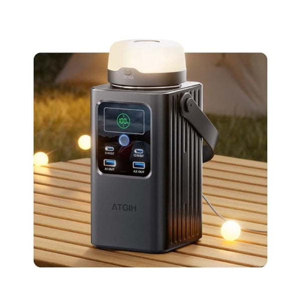 198.4Wh Portable Power Station, LiFePO4 Battery Generator